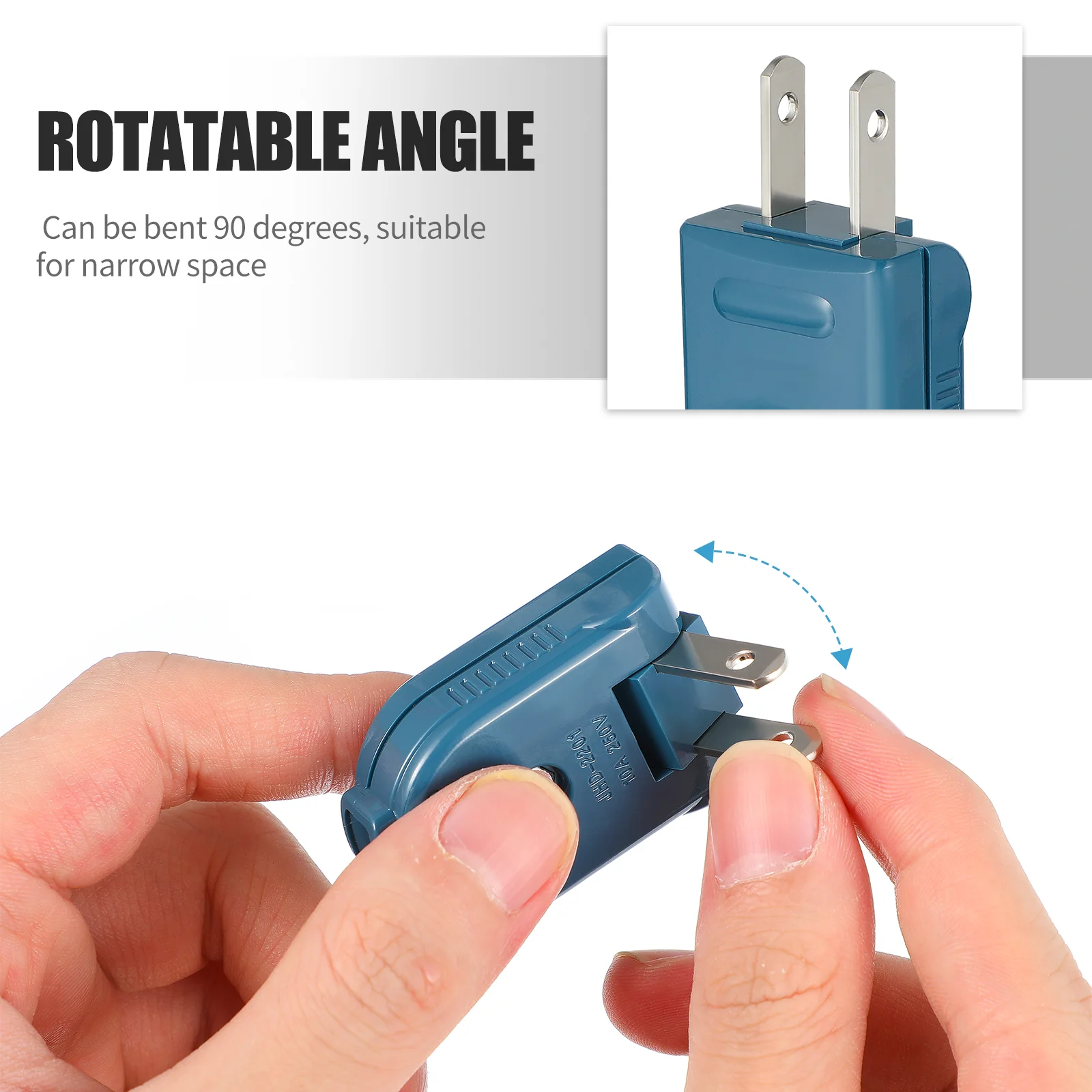 Кабельный адаптер две ножки штекер 250 В удлинитель электрические вилки