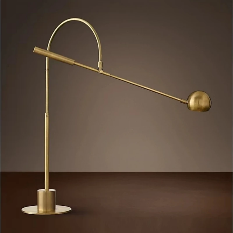

Minimalist Gold Black Metal Desk Lamp Rotatable G9 Bulb Dropshipping Bedroom Parlor Hotle Room Reading Table Light