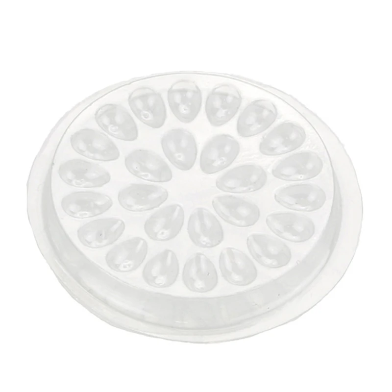 

Plastic Flower Shape False Eyelashes Extension Holder Eyelashes Pallet Pads Disposable Eyelash Extension Supplies