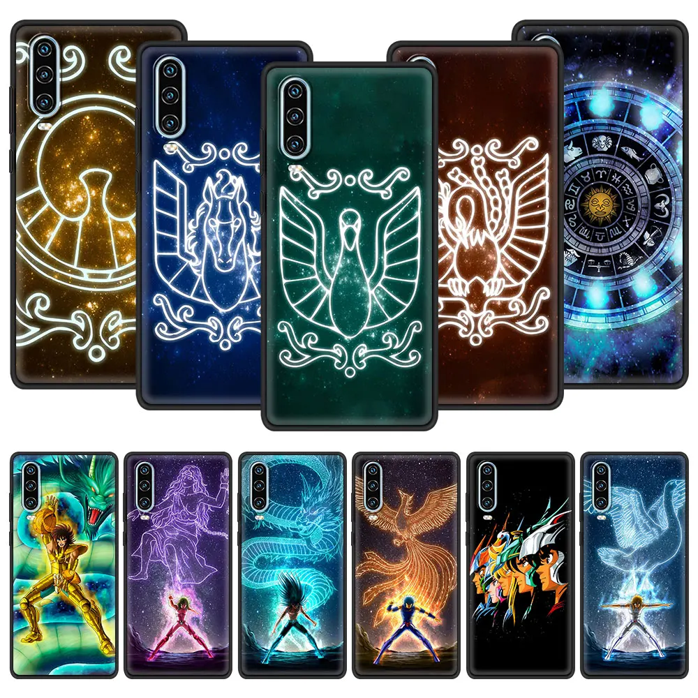 

Чехол Saint Seiya для Huawei P30 Lite P50 Pro P20 P40 Lite E P Smart Z 2021 Y6 Y7 Y9 2019 Y6p Y9s Y7a с изображением рыцарей зодиака