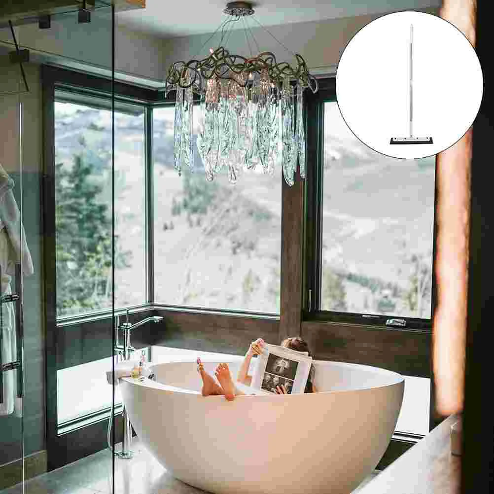 Швабра для мытья окон с метлой скребок пола 180° ° Роторный стеклоочиститель