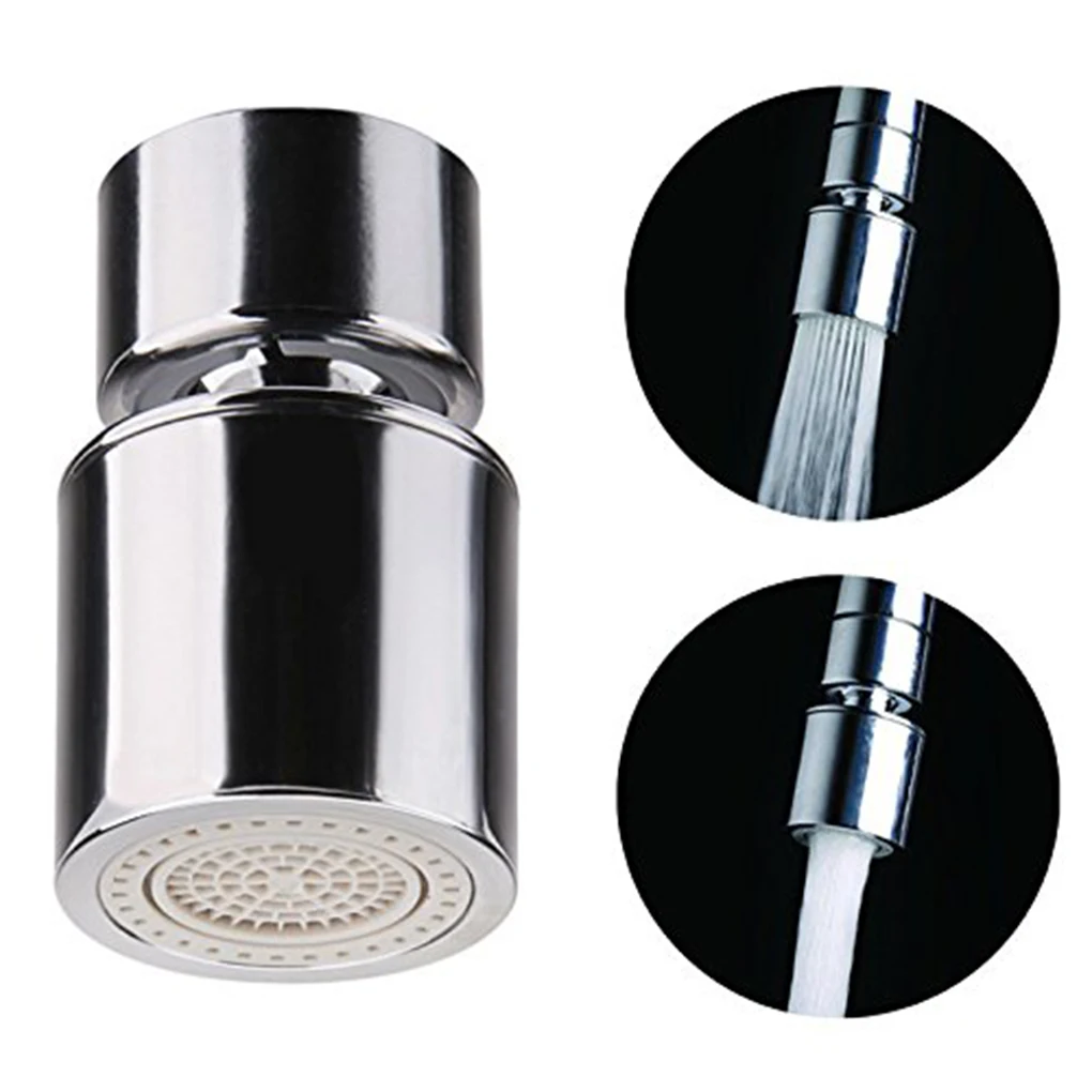 360-Degree Swivel Faucet Sprayer Copper Material Sink Aerator Dual Function Kitchen Bathroom Taps Sink Aerator