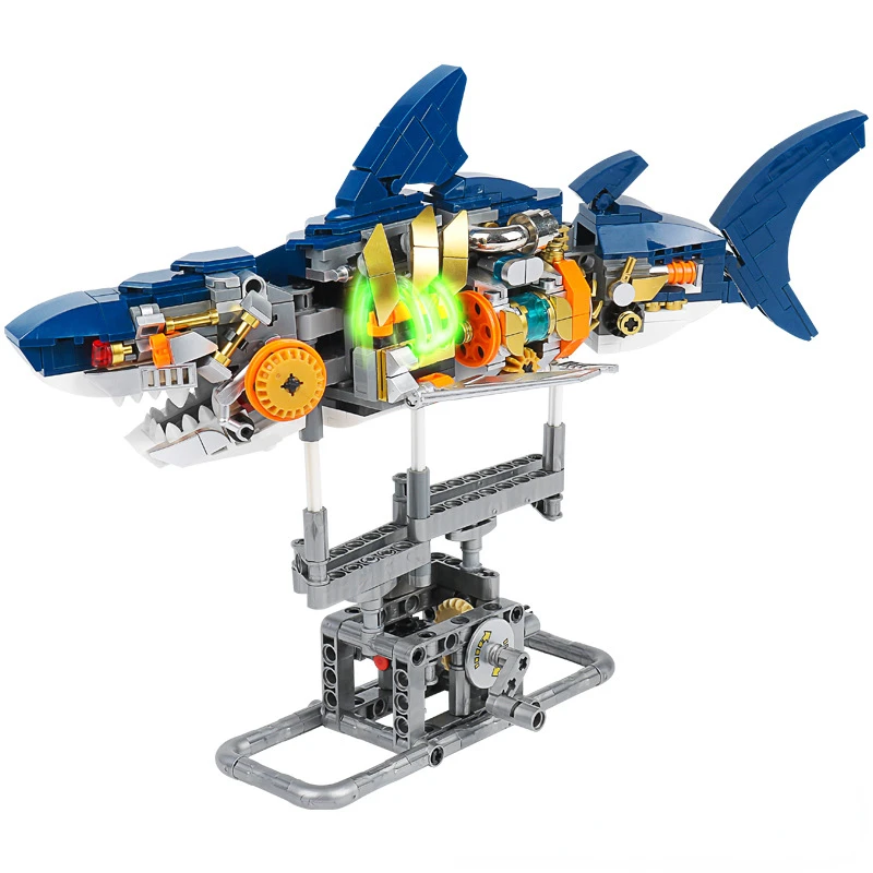 Механические строительные блоки Shark инновационный дизайн воодушевляет время