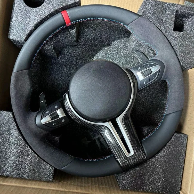 Автомобильный руль с рычагом переключения передач для BMW M Sport F-шасси F80 F82 F87 F12 F13 F86