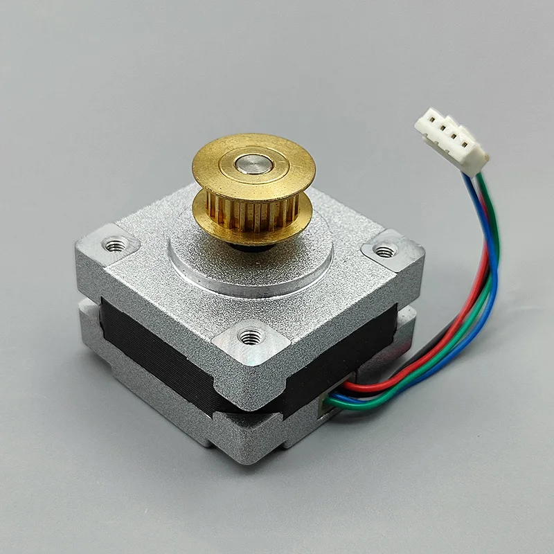 

NEMA Stepper Motor 14 35MM 1.8 Degree 2-phase 4-wire Hybrid 5mm shaft Pulley for 3D printer CNCEngraving Milling Machine Robot