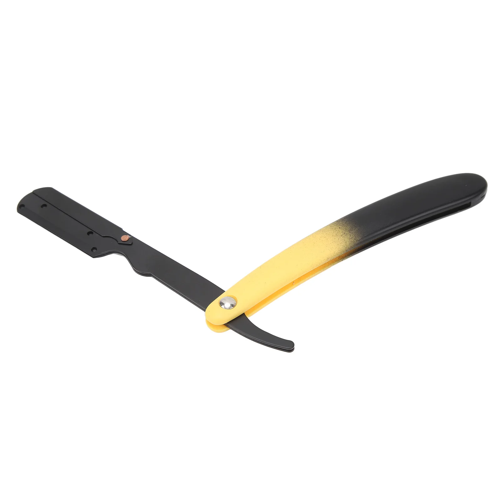 

Прямой триммер для бороды, стильный ручной держатель лезвий для бороды из нержавеющей стали, Эргономичный для домашнего ухода за лицом