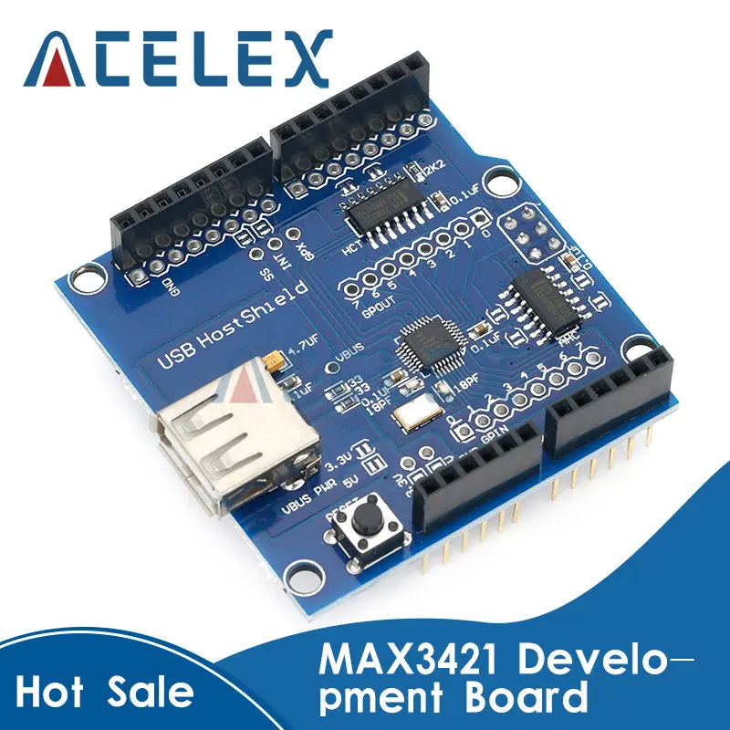 Щит хоста USB совместимый с Google ADK поддерживает модуль макетной платы uno Mega max3421