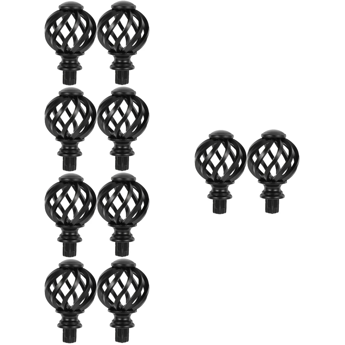 

Curtain Rod Finials Drapery End Decorative Window Decor Pole Drapehardware Replacement Rods Accessories Stopperfitting Ends Caps