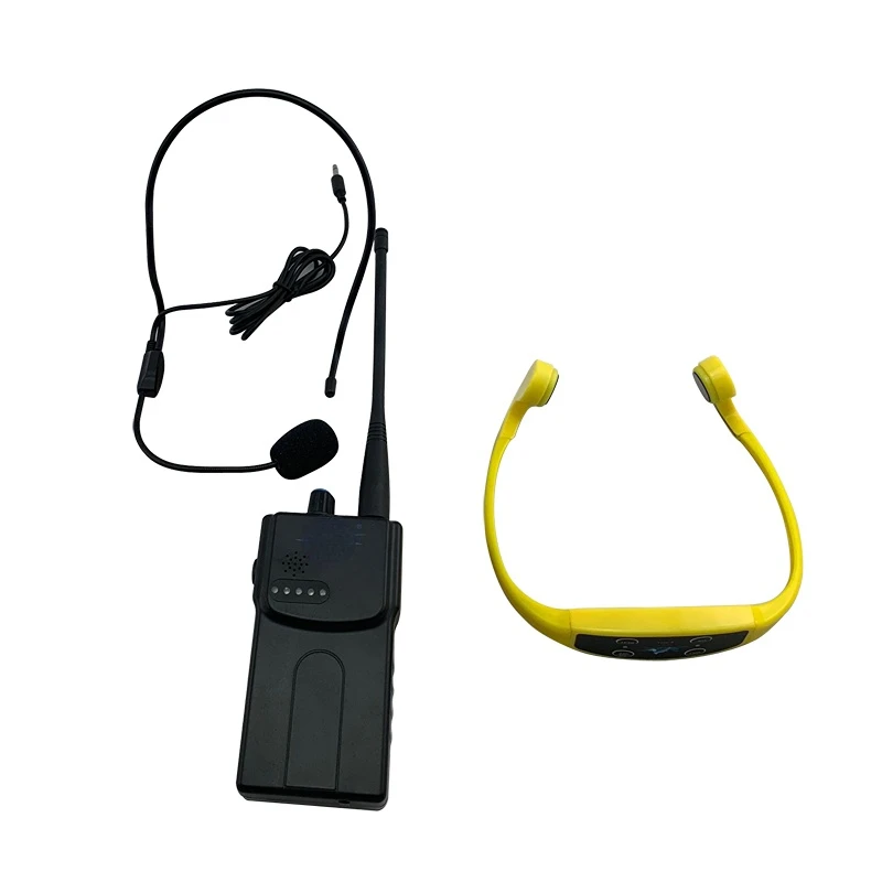 

Swimming Training System Basic Set 1 H907 Swimmer Headphone 1 H900 Transmitter Swim Communicator