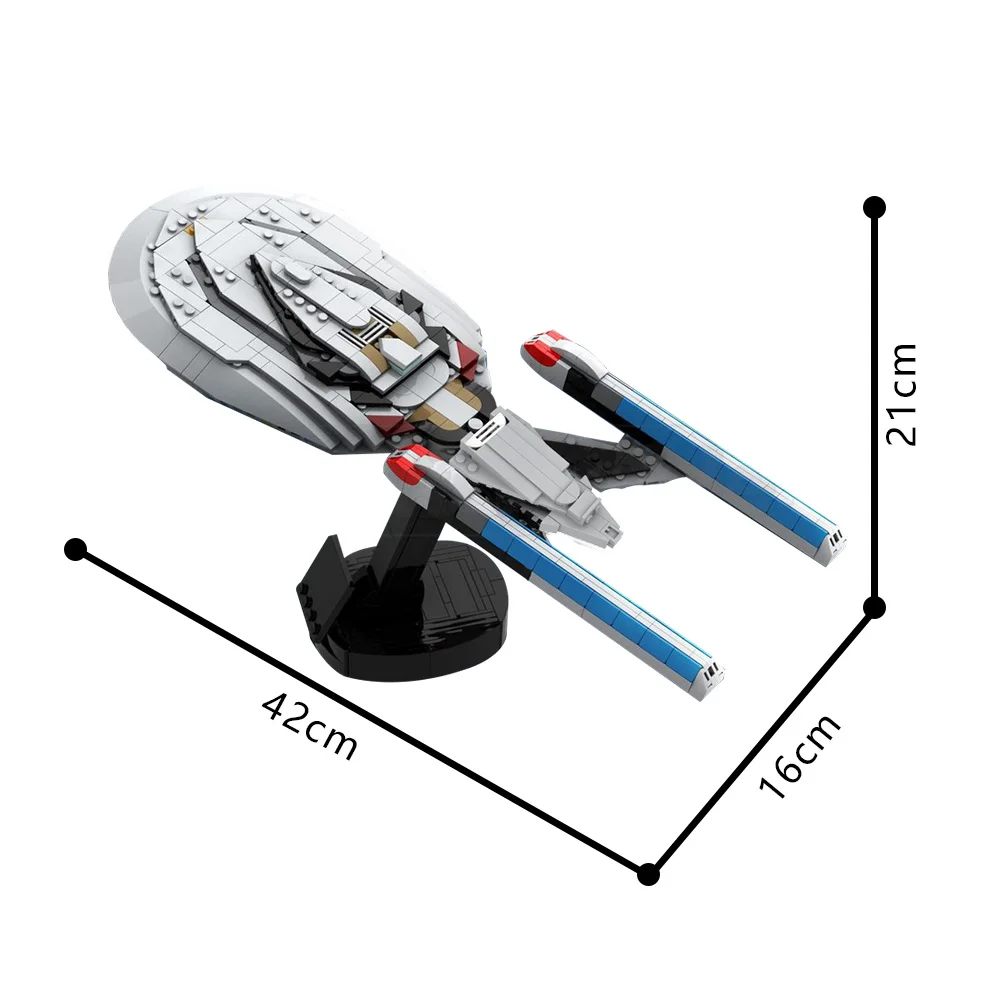 Блочный конструктор USS Enterprise (NCC-1701-E) пластик 958 деталей 18+
