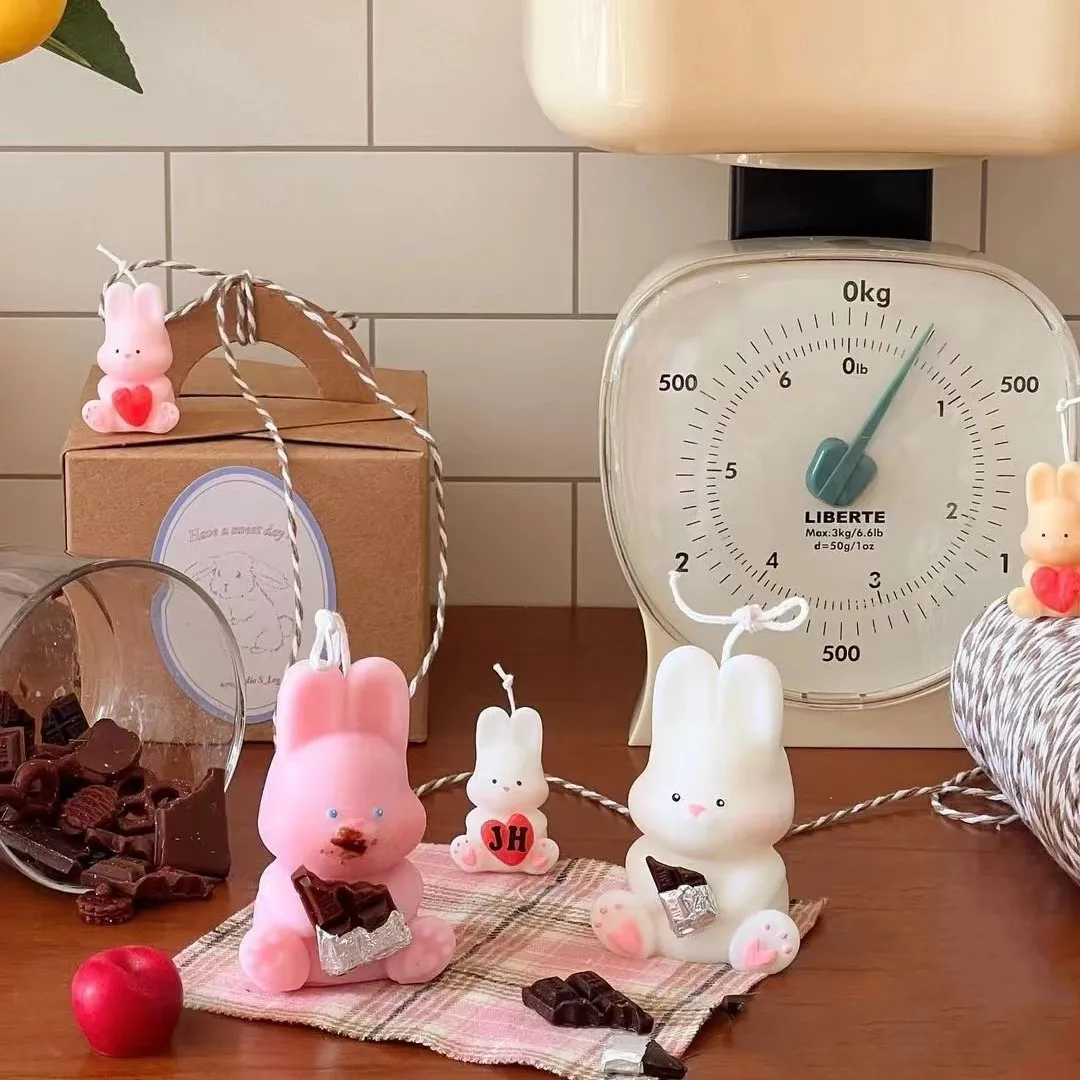 Aflorecer пасхальный кролик силиконовая форма для мыла искусственная в форме