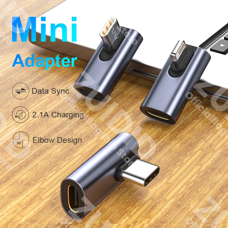 

Зарядный кабель 8-Pin на USB Type-C, адаптер-конвертер для iPhone 13, 12, Xiaomi, планшетов