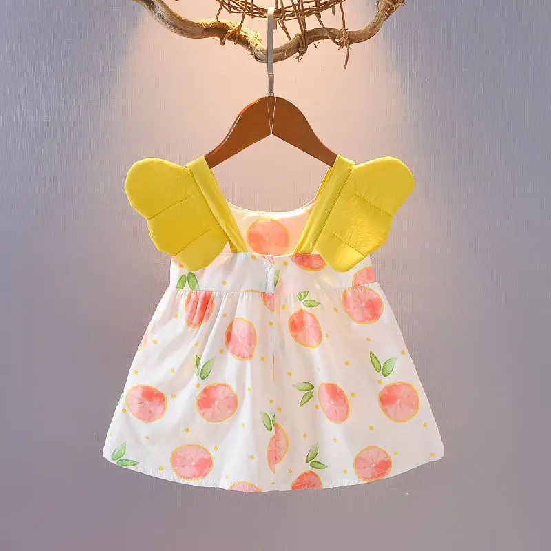 

2022 Summer New Fashion Girls Dress Princess Skirt Suspender Skirt Girls Vest Skirt Boutique Luxury Clothing Simple Style
