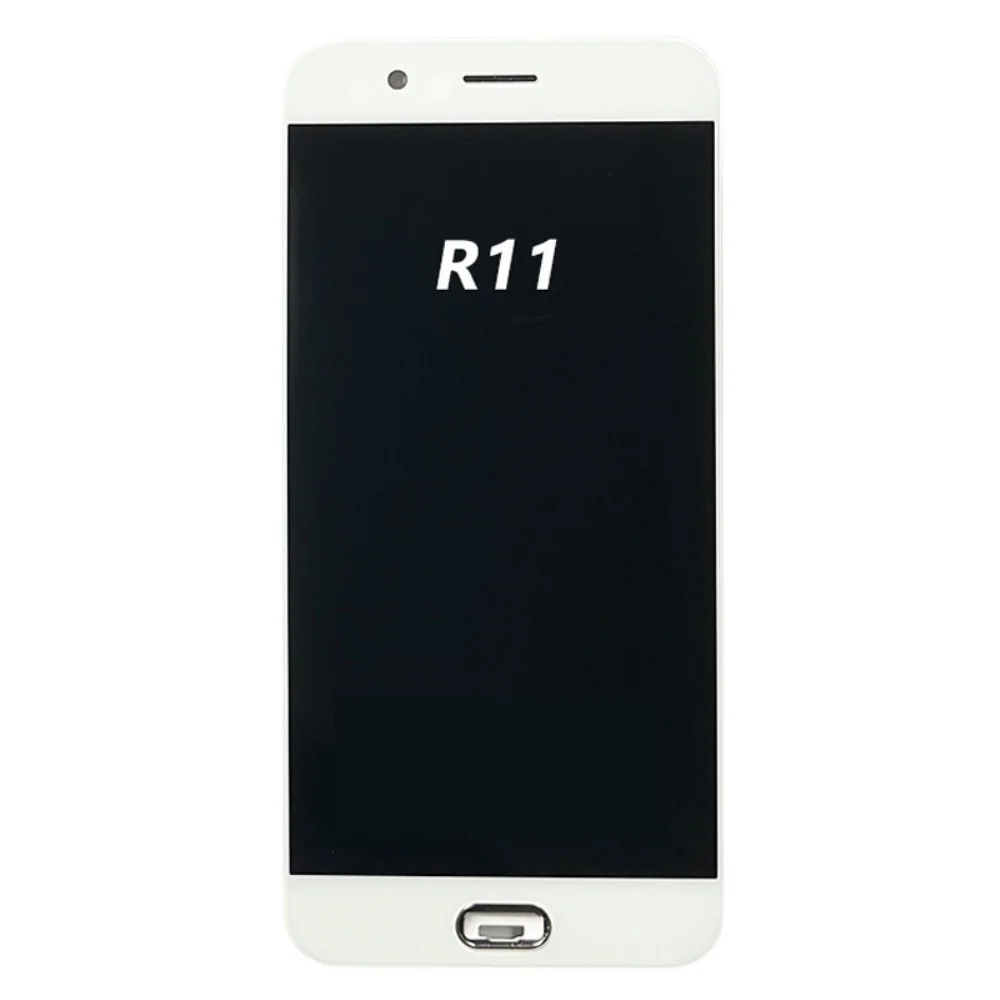 suitable for black and white oppo r11 mobile phone screen assembly lcd touch original display inside and outside integrated lcd free global shipping