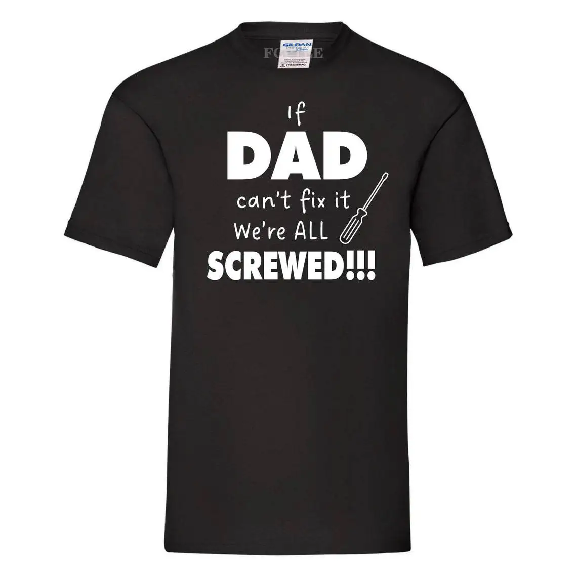

Dad Cant Fix It Screwed Father's Day T Shirts Men Dave Ceneric Band T-Shirt Oversized Vintage Streetwear Tops Tee Clothing