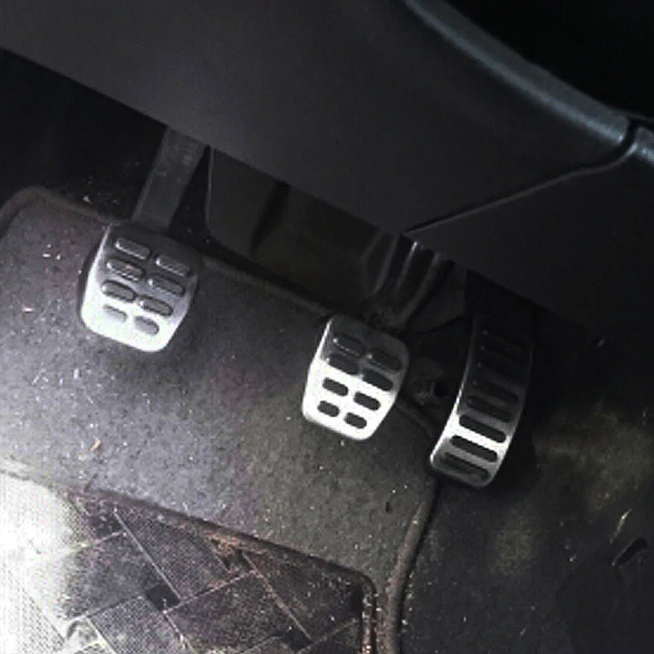 Накладки из нержавеющей стали на педали для Volkswagen VW Ibiza 6K 6L 6J Skoda Fabia Polo 9N 6R Bora Golf MK4 IV