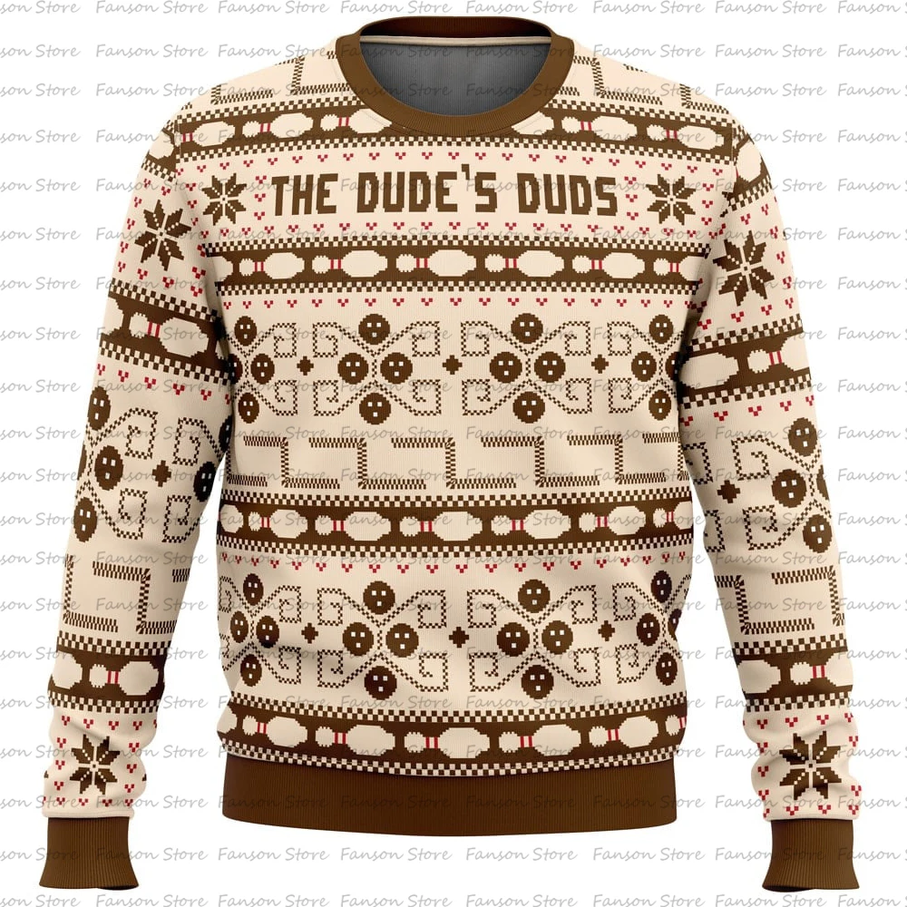 Пот à capuche imprimé 3D The Dude Abides Big Lebowski pour hommes et femmes pull Sportedly Noël nouveau la mode