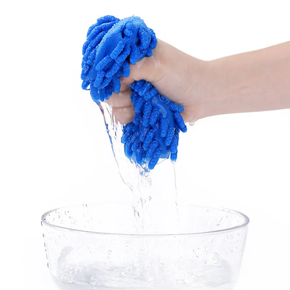

1PC Microfiber Chenille Car Cleaning Glove for Washing Cars Vehicle