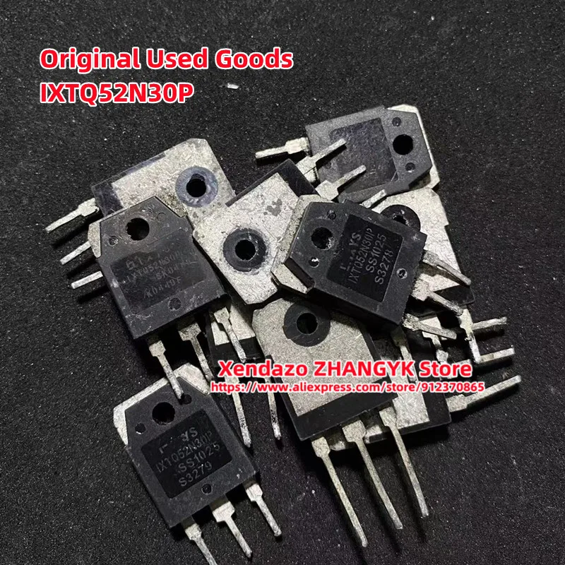 

10 шт./лот оригинальные б/у товары IXTQ52N30P 52N30 MOSFET N-CH 300V 52A TO-247 гарантия качества