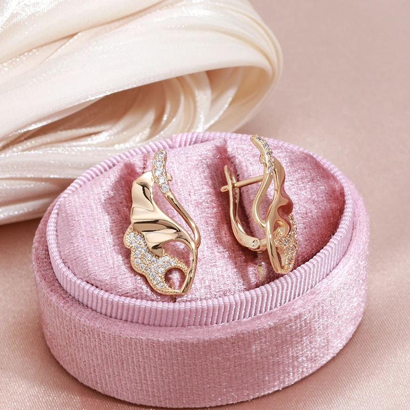 Женские серьги SYOUJYO с натуральным цирконием