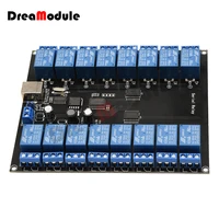 dc 7v 38v 16 channel serial port relay module board 12v 24v dc for arduino 16ways 16ch relay switch control for smart home