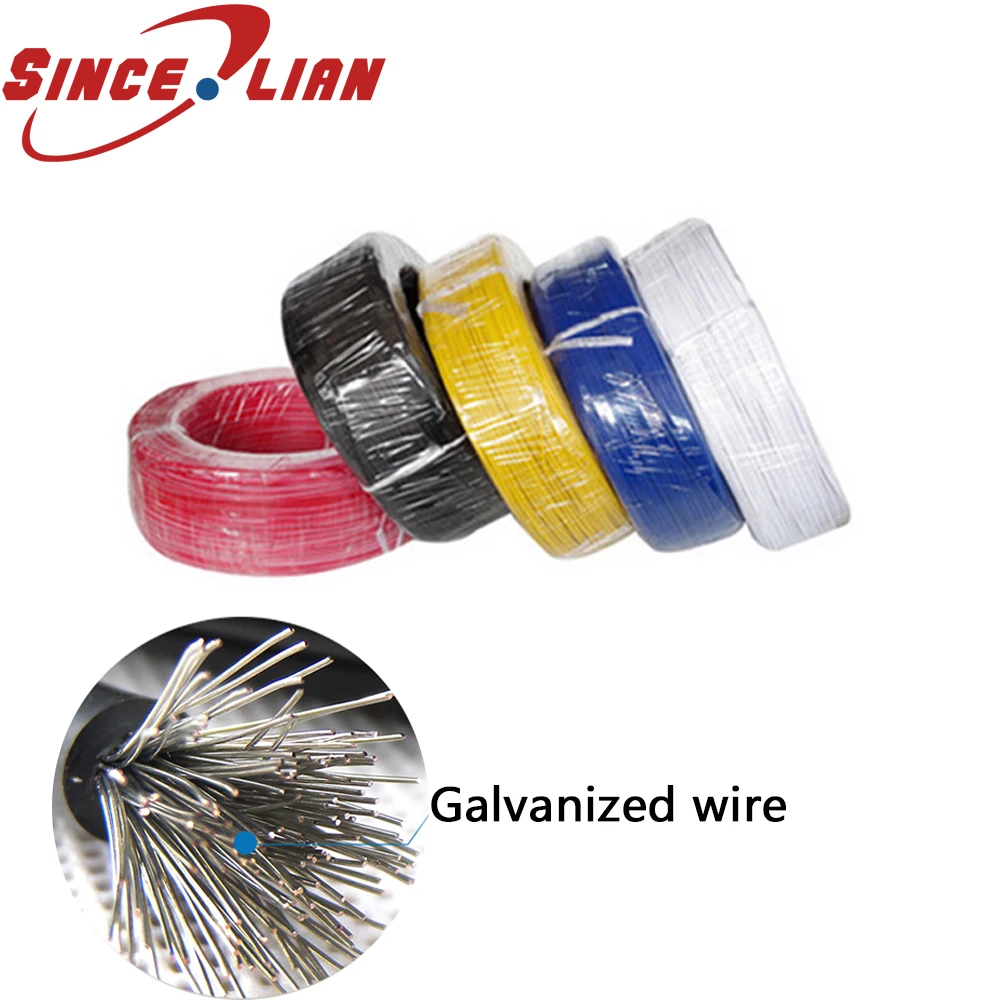 Провода 22AWG UL1015, диаметр 2,4 мм, 10 м/50 м, 21/0, 178TS, 105 градусов, 600 В, электронный провод, проводник для внутренней проводки UL1015 24AWG