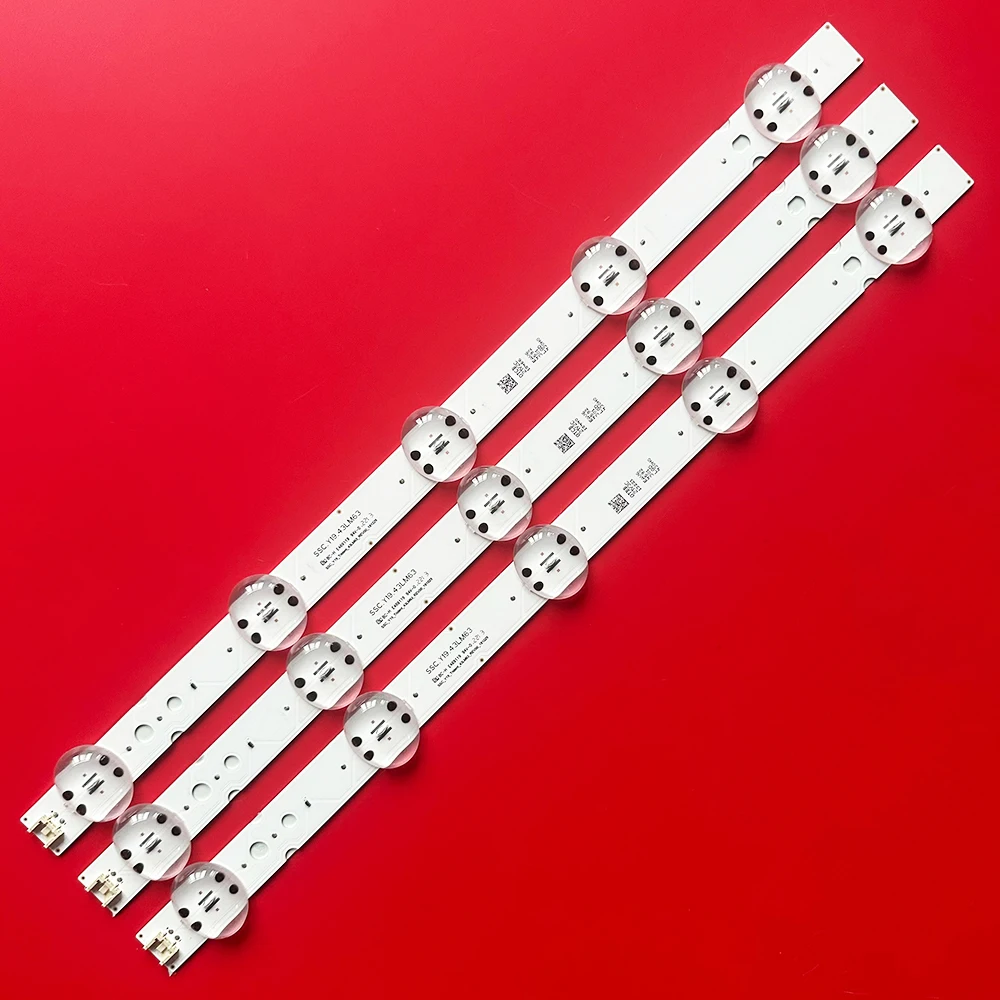 

Комплект Светодиодных Лент (1/3 Шт.) Для Телевизоров LG 43'' IT Y19 43LM63 REV07 SSC Y19 Trident 43LM63 43LM6300PLA HC430DU 4...