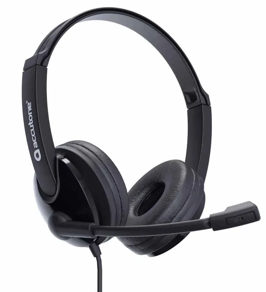 

Гарнитура с микрофоном для компьютера USB Accutone UB101