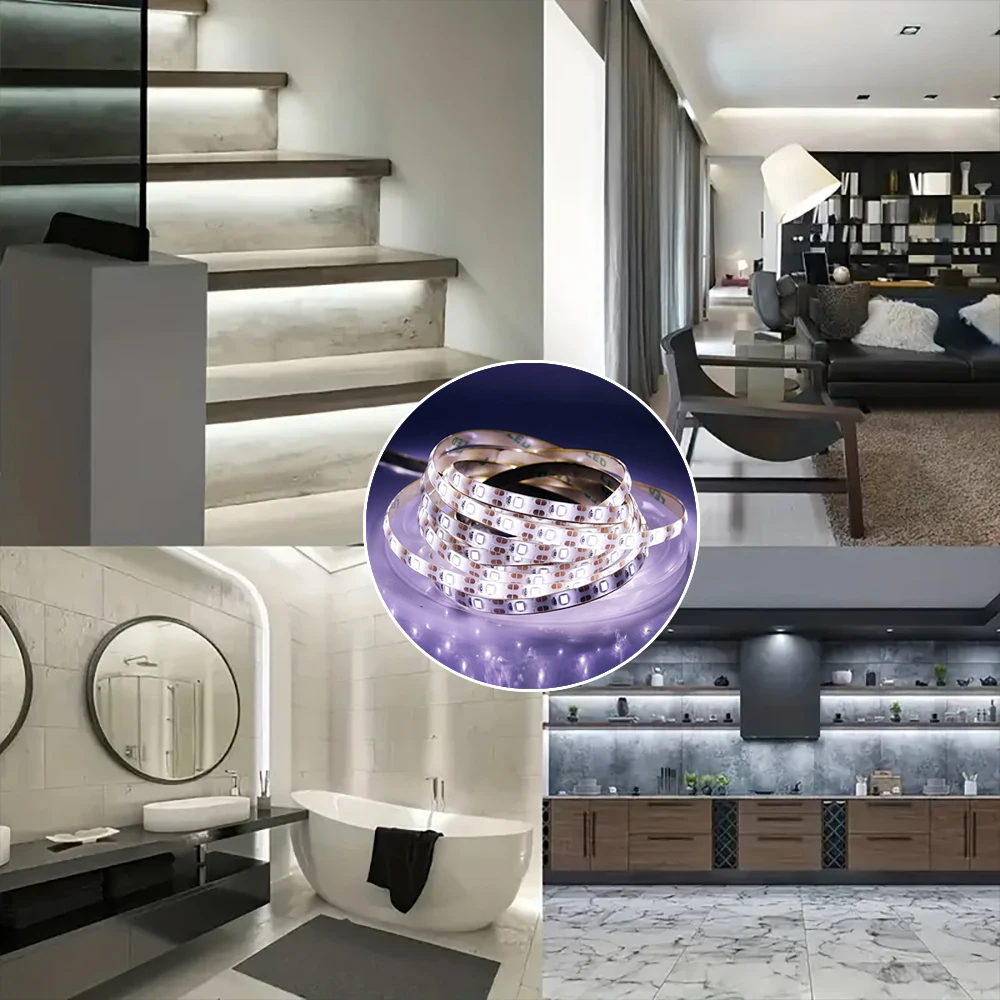 

WELPUR Гибкая светодиодная лента 16,4 фута 3AA