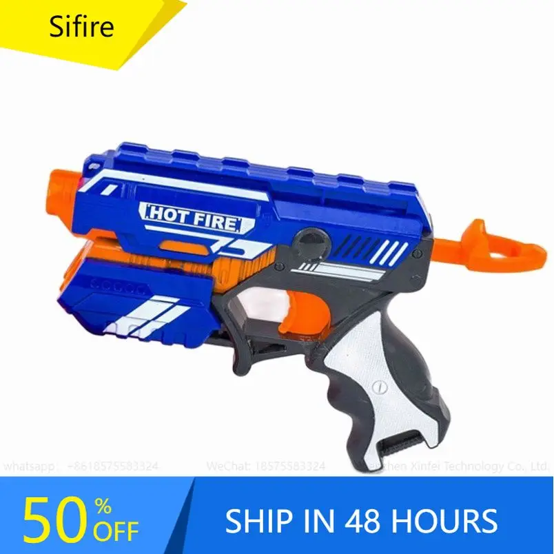 

Игрушечный пистолет с мягкой пулей, пластиковый ручной пневматический пистолет с 10 пулями, детский подарок