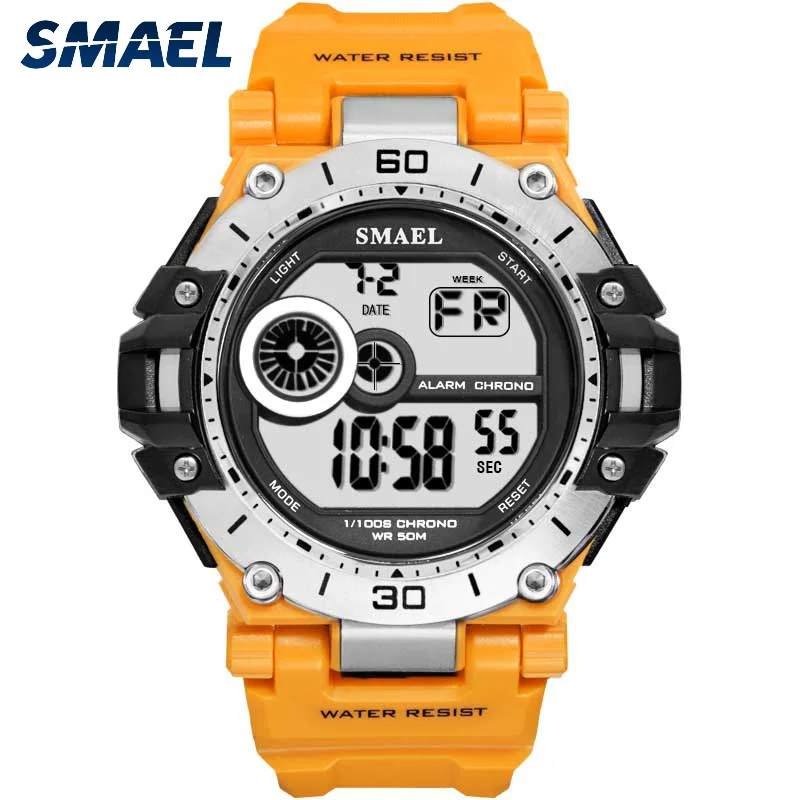 

SMAEL Fashion Analog Digital Wrist Watches Men Waterproof 50M Casual Men's Sport Watch Chronograph Alarm Clock reloj hombre 1548