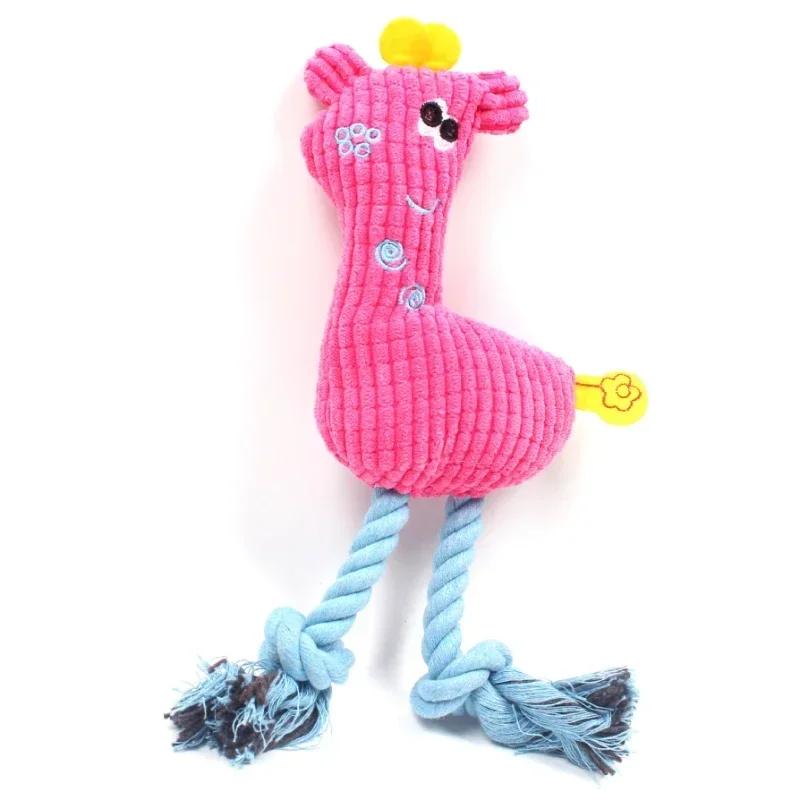 Новая игрушка для домашних животных в форме жирафа вельветовые игрушки собак