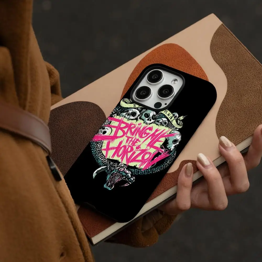 Чехол для телефона B-Bring Me The Horizon для Samsung Galaxy S25 24 23 22 Ultra Plus A56 36 26, глянцевый двухслойный жесткий корпус HD (art.: 3920d385bd02f) - 3920d385bd02f