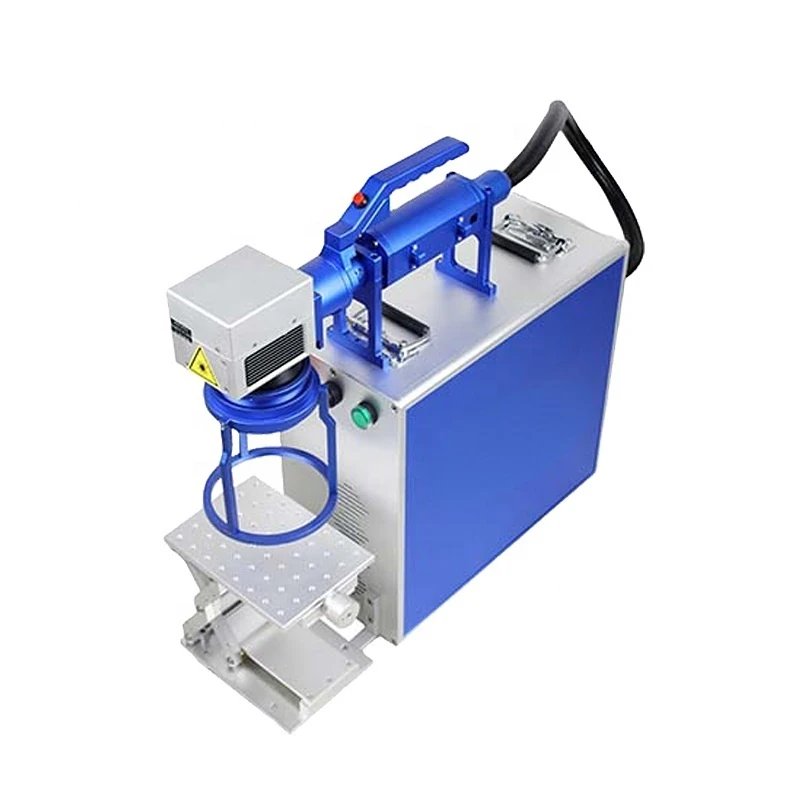 

Handheld Model Fiber Laser Marking Machine can provide a separate laser scanning head equipped with a universal lifting table