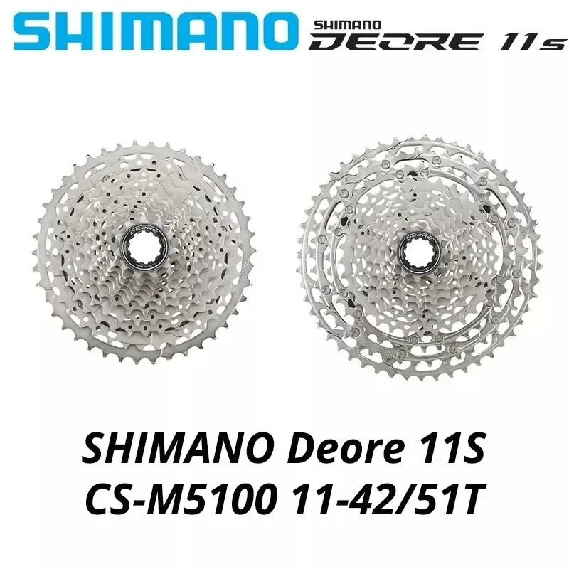 SHIMANO DEORE M5120 M5100 Groupset MTB Mountain Bike Group set 1x11S -Speed Rear Derailleur Shift Lever Casstte 11-42T 51T HG601
