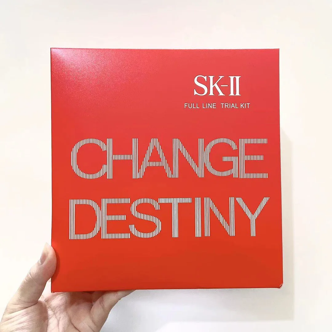 Original SKII Formal Skin Care Four-piece Scrub Cream 80g Scrub Red Bulb 50ml Fairy Water 160ml Facial Cleanser 120ml Sk2 Sk-II