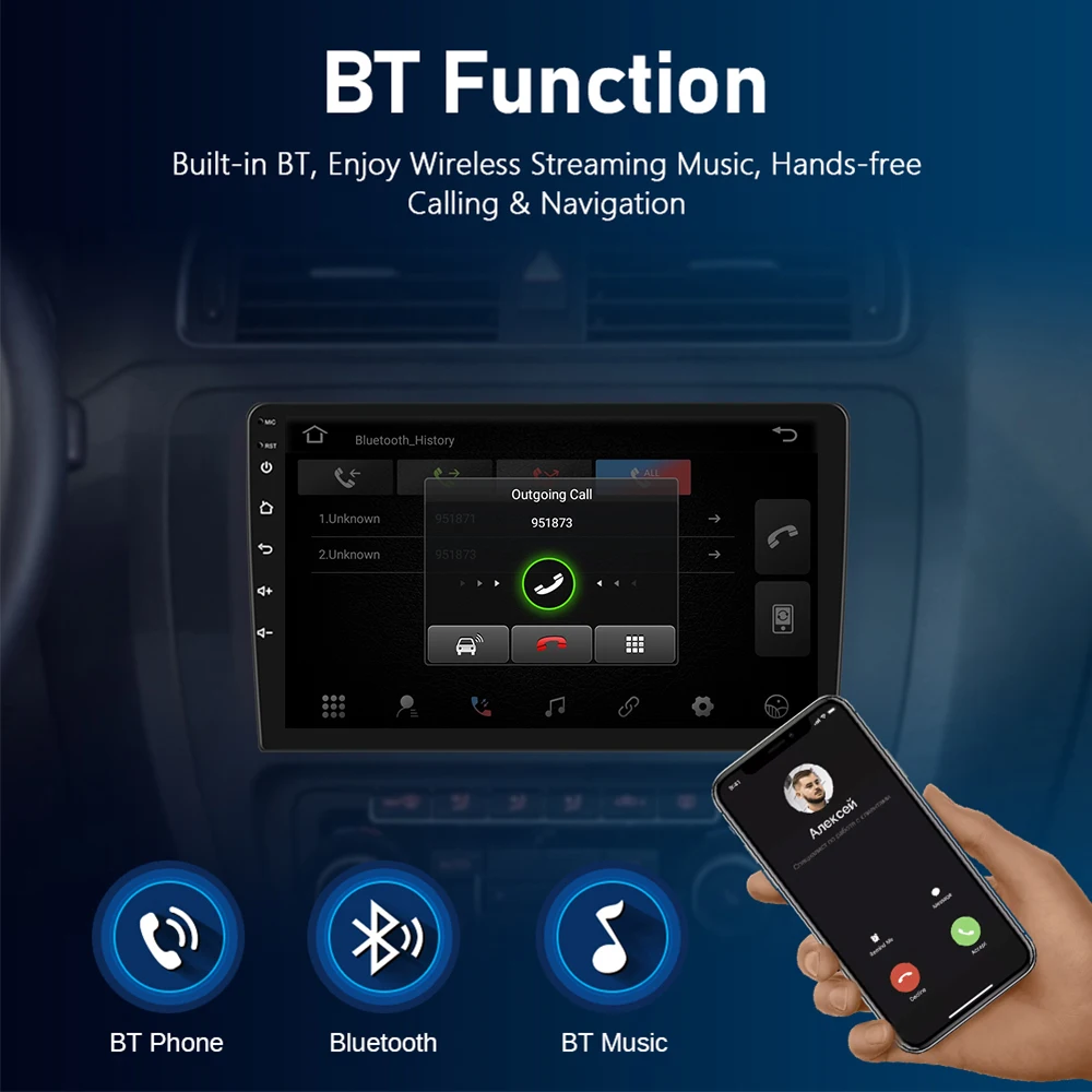 Фото Android16 Carplay Auto для KIA K3 CERATO FORTE 3 YD тюнер 2013 2014 2015 2016 2017 видеоплеер мультимедийное автомобильное радио WIFI + 4G DSP №4