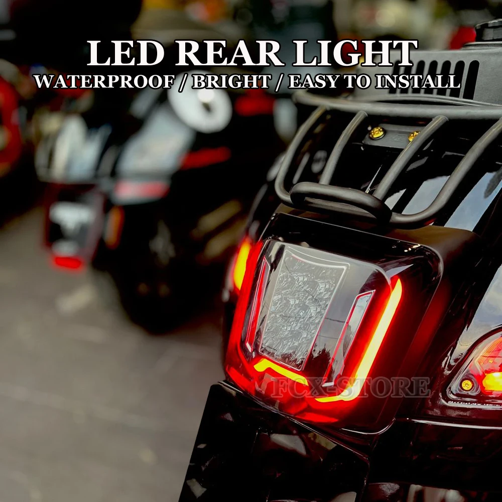 Задний фонарь мотоцикла для Vespa GTS 300 HPE Supertech задние фонари GTV Sei Giorni GTV300 GTS300