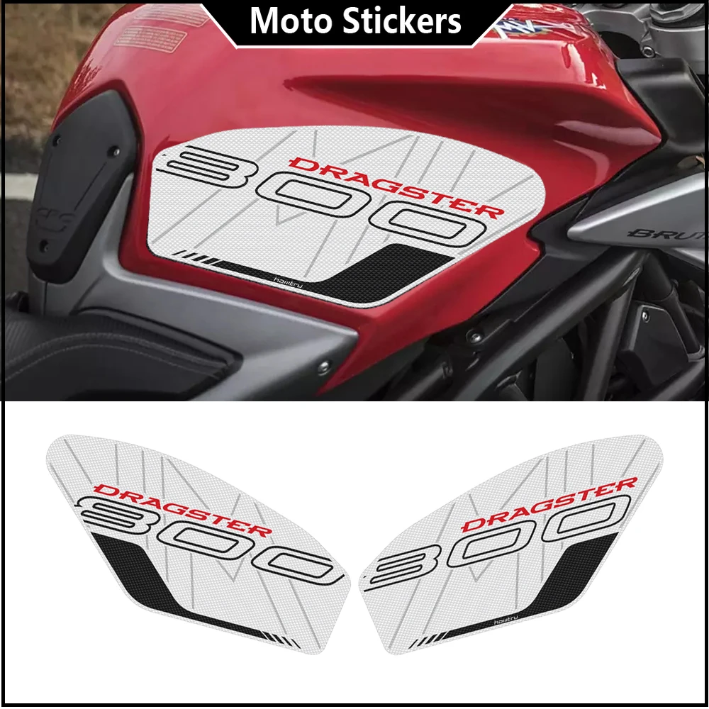 

Motorcycle Side Tank Pad Protection Knee Grip Anti-slip for MV Agusta DRAGSTER 800 RC RR AMERICA PIRELLI 2019-2020