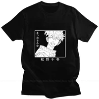 japanese anime tokyo revengers new harajuku fashion manga print summer short sleeved thin 100 cotton loose casual men t shirt