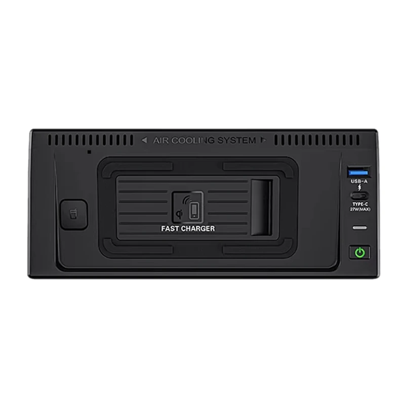 Автомобильное беспроводное зарядное устройство QI 15 Вт быстрое для телефона