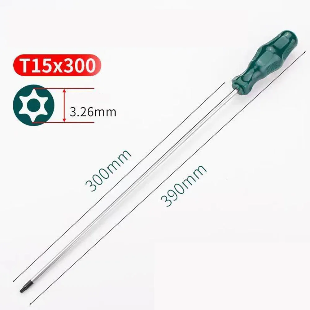Сверхдлинная отвертка Torx 400 мм Ремонтный магнитный привод для винтов T10/T15/T25/T27