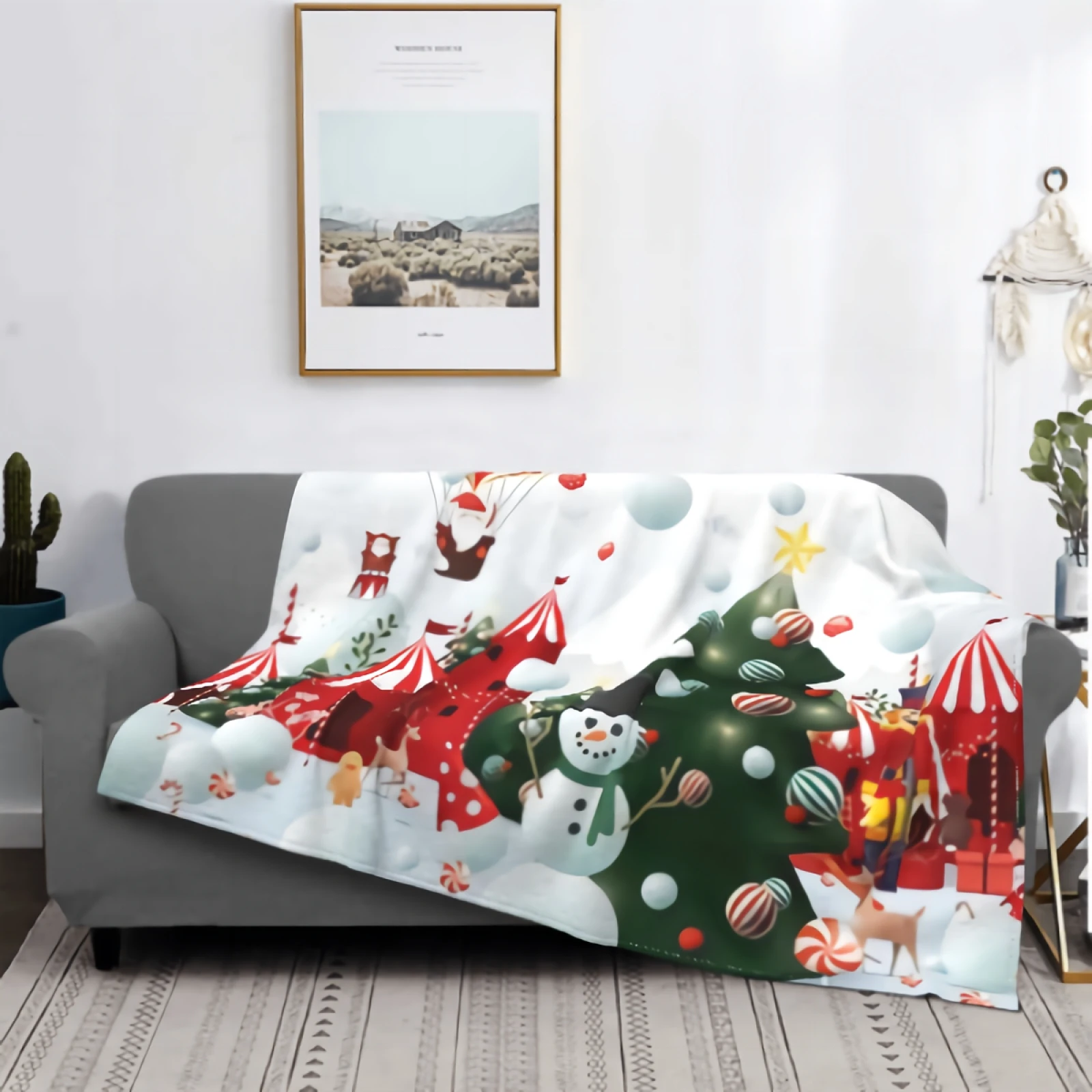 

Супермягкое одеяло для кровати, дивана, всесезонное, 80x60 дюймов