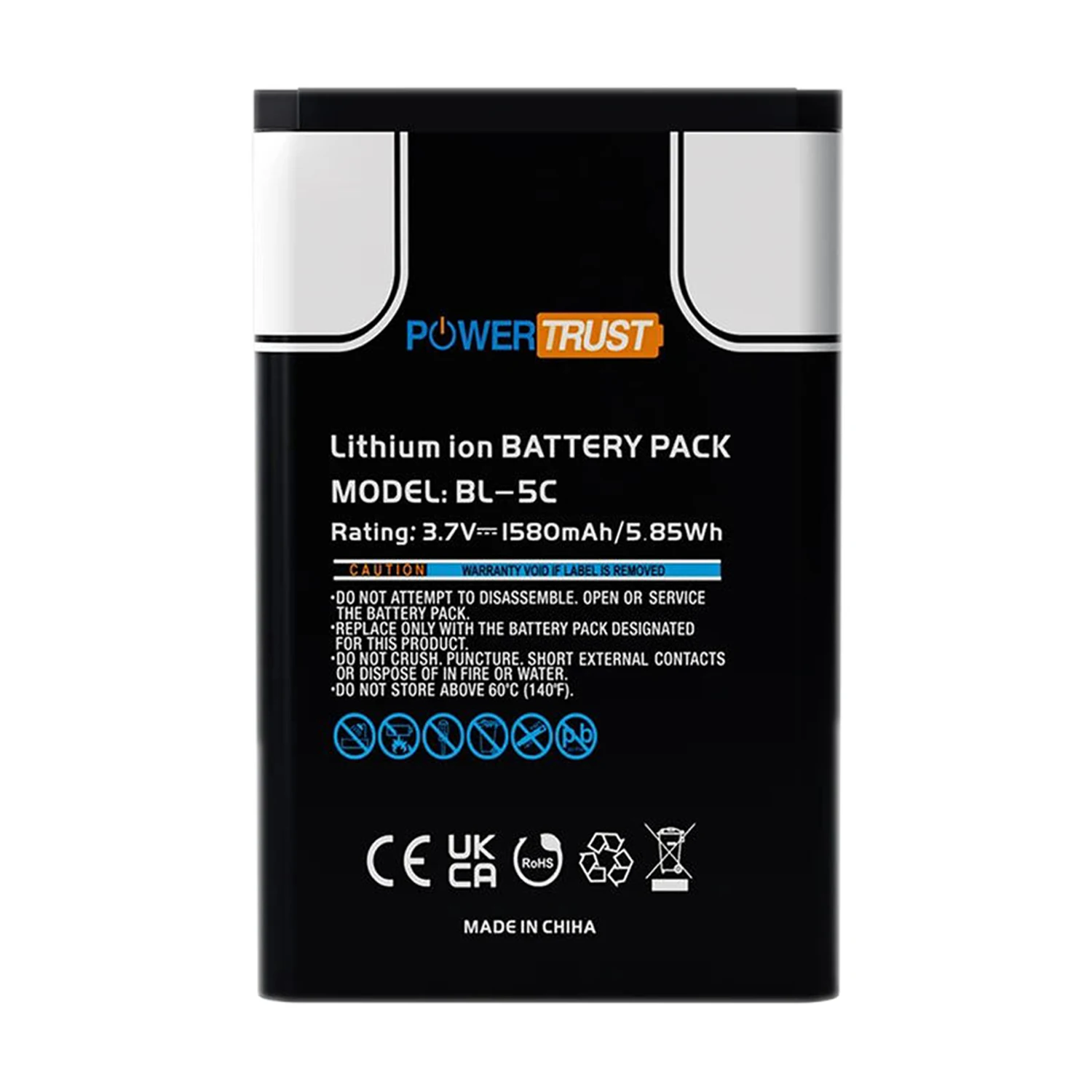 Аккумулятор 3 7 V 1580mAh BL-5C BL5C