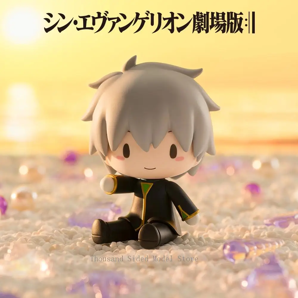 Фото Оригинальная фигурка S-FIRE Fuwa Petit Rebuild of Evangelion Nagisa Kaworu Q-версии, 8 см, коллекционная модель из аниме, подарок для детей №1