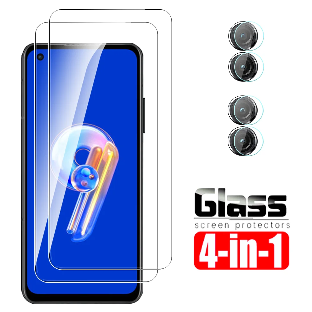 

Закаленное стекло 4 в 1 с полным покрытием для Asus Zenfone 9 5G, Защита экрана для Zenfone9 8 Flip 8 flip, Защитная пленка для смартфона