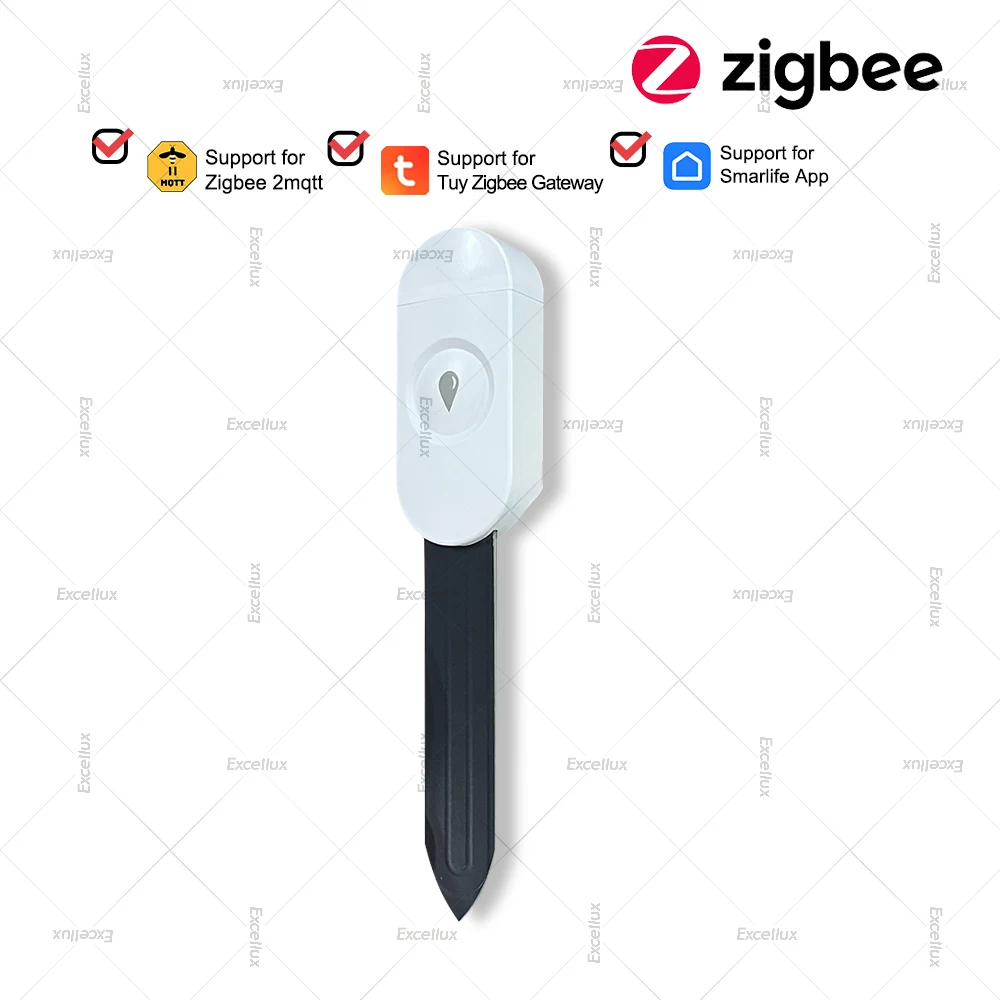 

Умный тестер почвы Zigbee, датчик влажности, монитор в реальном времени, измеритель температуры и влажности, работает с Tuya Smart Life Zigbee2MQTT