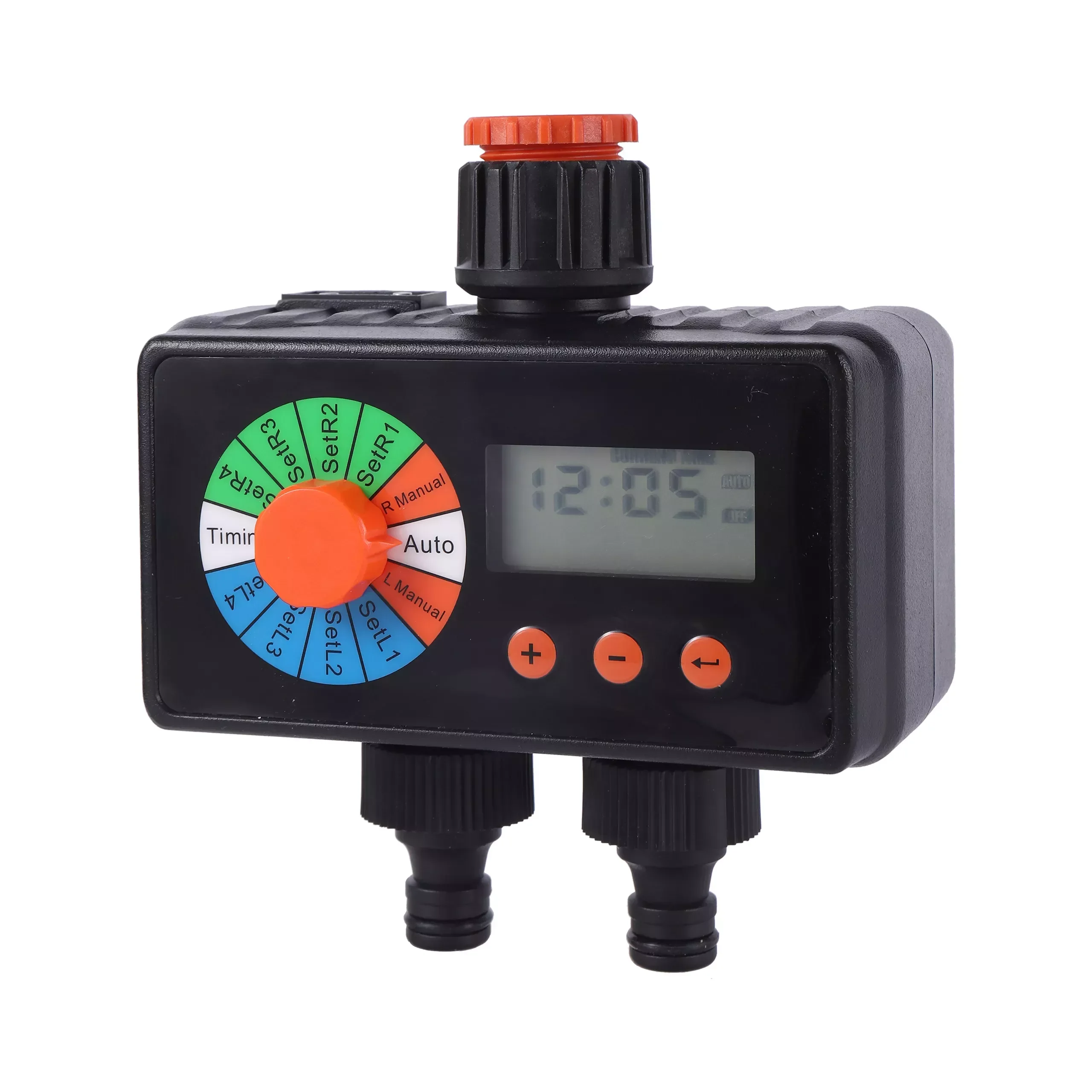 

Rain Sensor 2-Way Outlet Irrigation Timer Intelligent Automatic Watering Controller Digital Electronic Garden Irrigation Timer