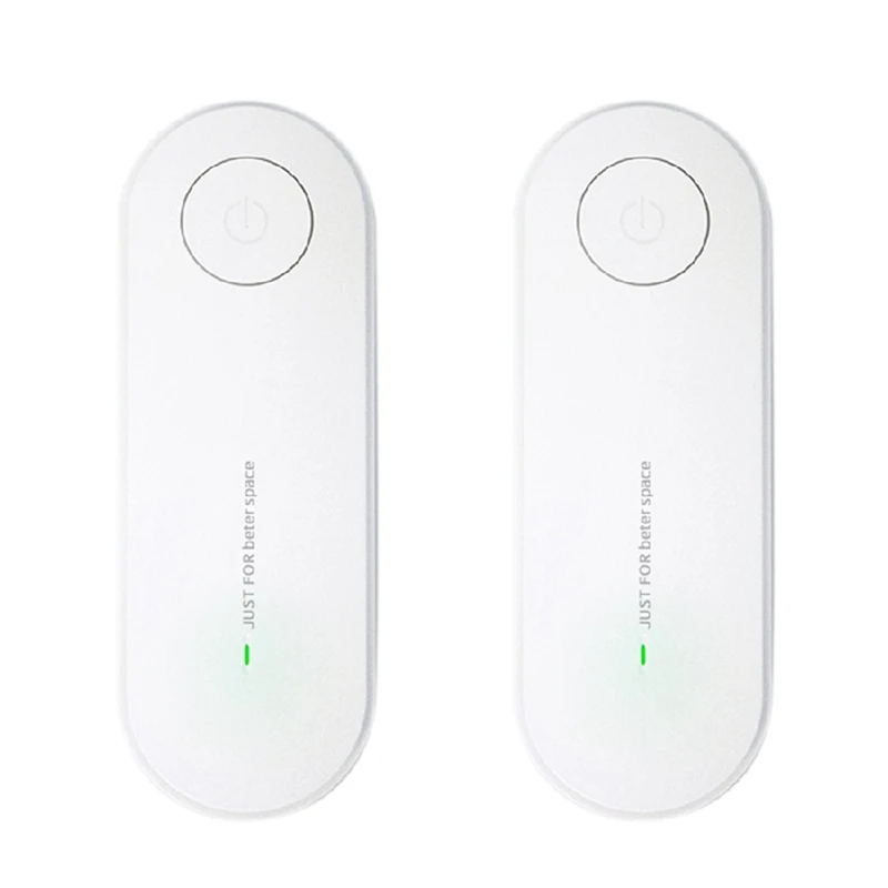 

2X Plug In Air Purifier For Home Cleaner Mini Air Ionizer To Remove Smoke Portable Deodorizer Air Freshener US Plug