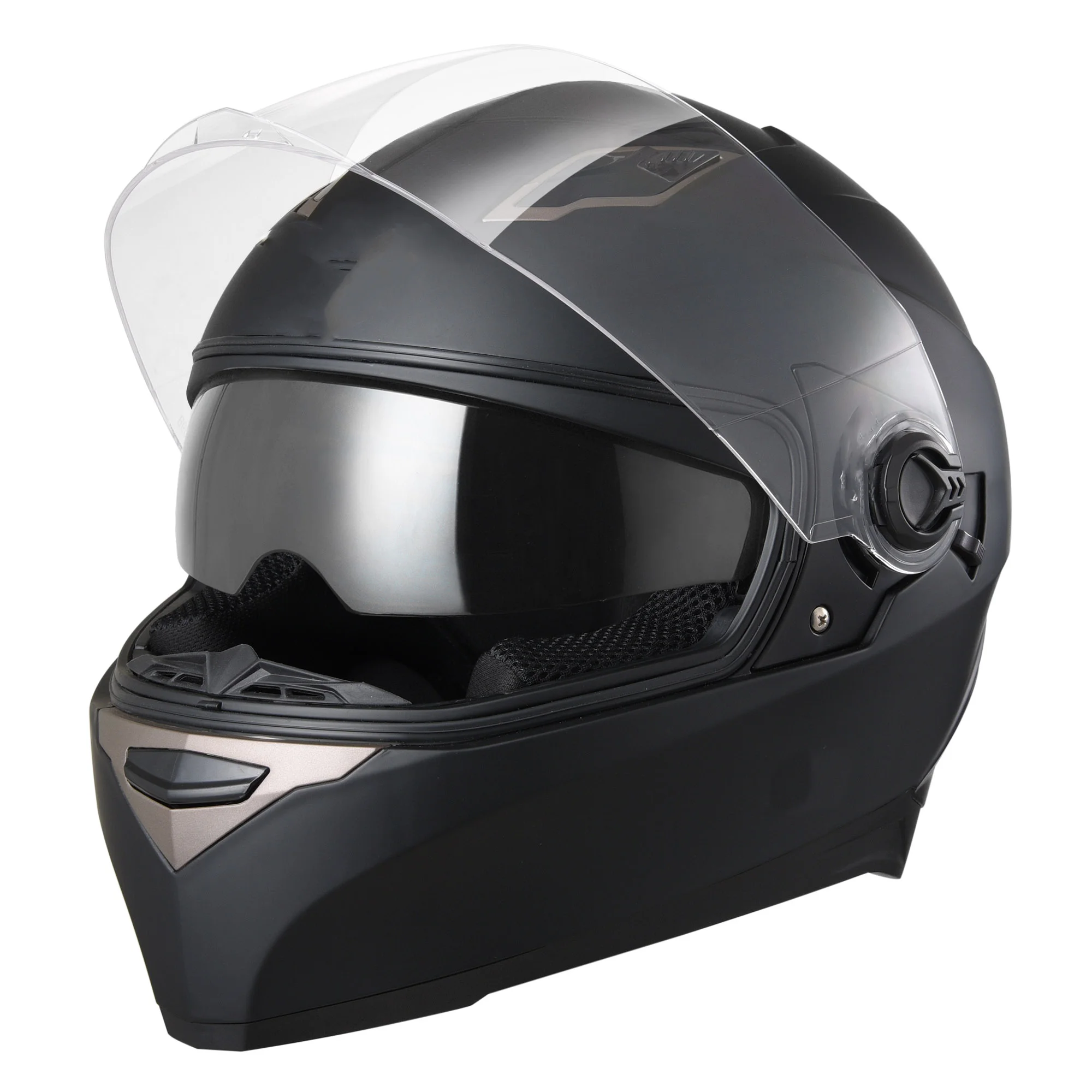 

Motorcycle Full Face Helmet Dual Visors Sun Shield Lightweight ABS Street Bike Snowmobile Touring